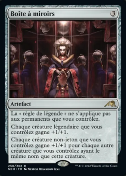 Boîte à miroirs, carte Magic NEO 250 — extension Kamigawa: La Dynastie Néon