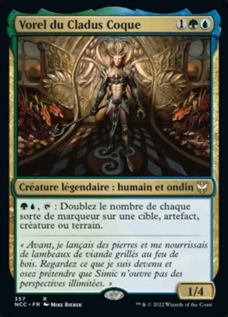 Vorel du Cladus Coque, carte Magic NCC 357 — extension New Capenna Commander