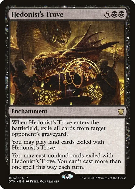 Hedonist's Trove, Magic card DTK 106 — Dragons of Tarkir set