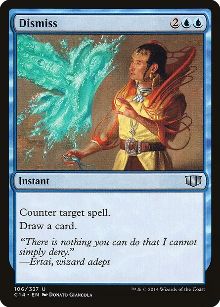 Dismiss, Magic card C14 106 — Commander 2014 set