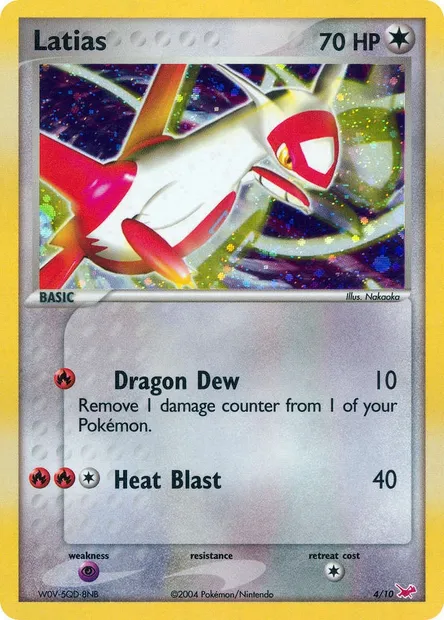 Latias, carte Pokémon TK8A 004 — extension XY Trainer Kit: Latias
