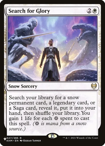 Search for Glory, Magic card PLST KHM-27 — The List set