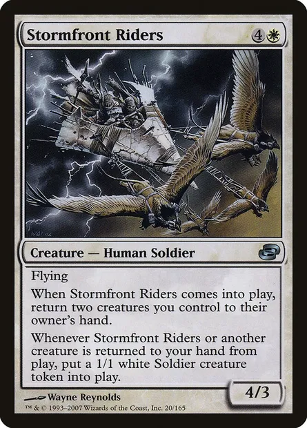 Stormfront Riders, Magic card PLC 20 — Planar Chaos set