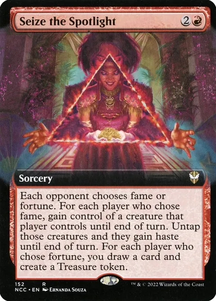 Seize the Spotlight, Magic card NCC 152 — New Capenna Commander set