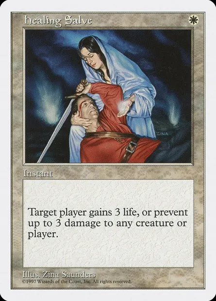 Healing Salve, Magic card 5ED 33 — Fifth Edition set