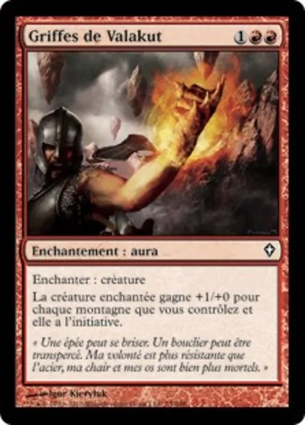 Griffes de Valakut, carte Magic WWK 75 — extension Worldwake