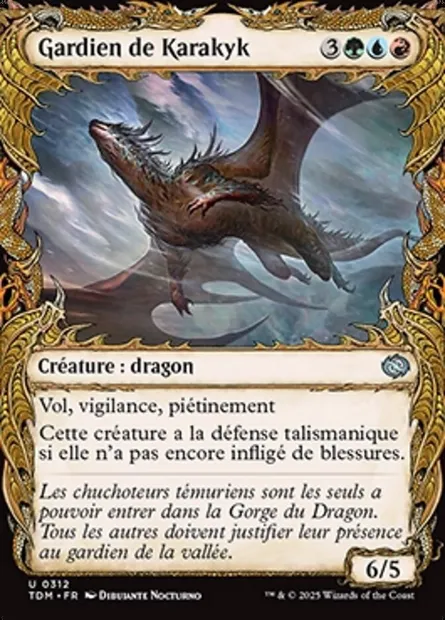 Gardien de Karakyk, carte Magic TDM 312 — extension Tarkir: Dragonstorm