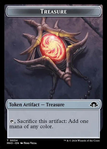 Treasure, Magic card TMH3 34 — Modern Horizons 3 Tokens set