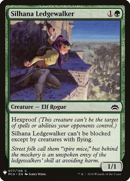 Silhana Ledgewalker, Magic card PLST PCA-77 — The List set