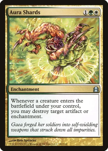 Aura Shards, Magic card CMD 182 — Commander 2011 set