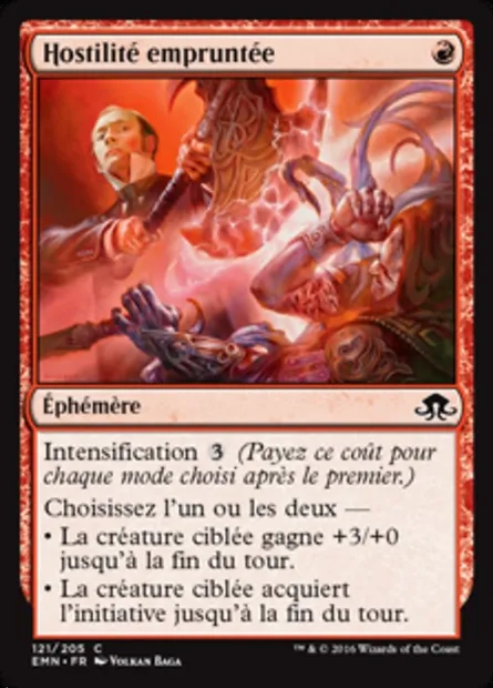 Hostilité empruntée, carte Magic EMN 121 — extension La lune hermétique