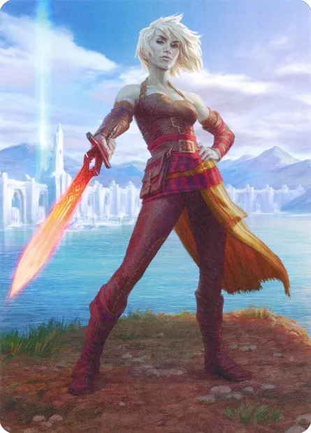 Nahiri, Heir of the Ancients // Nahiri, Heir of the Ancients, Magic card AZNR 3 — Zendikar Rising Art Series set