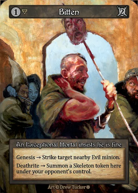 Bitten, Sorcery card GOT 034 — Gothic set