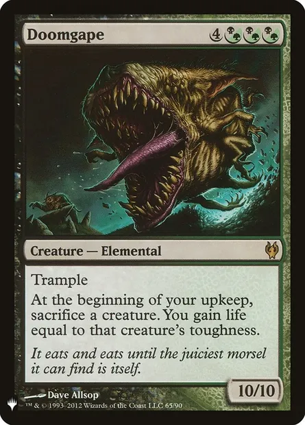 Doomgape, Magic card PLST DDJ-65 — The List set