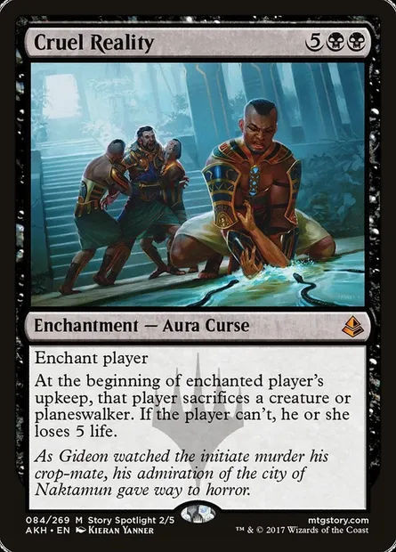 Cruel Reality, Magic card AKH 84 — Amonkhet set