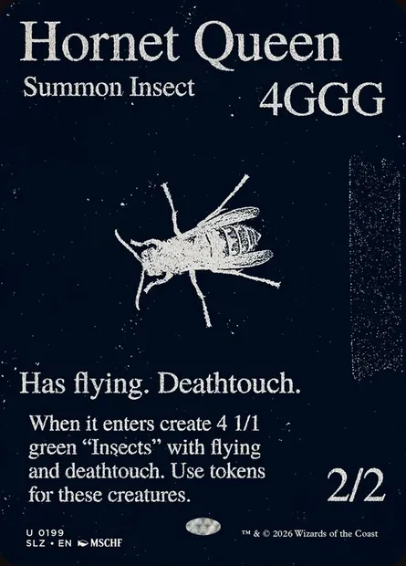Hornet Queen, Magic card SLZ 199 — The Zeta Set set