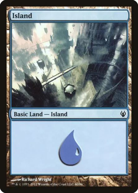 Island, Magic card DDJ 40 — Duel Decks: Izzet vs. Golgari set