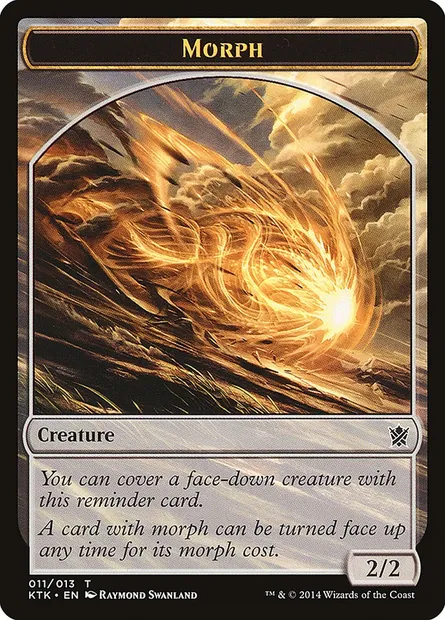 Morph, Magic card TKTK 11 — Khans of Tarkir Tokens set