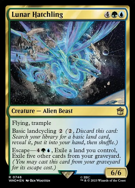 Lunar Hatchling, Magic card WHO 746 — Doctor Who set