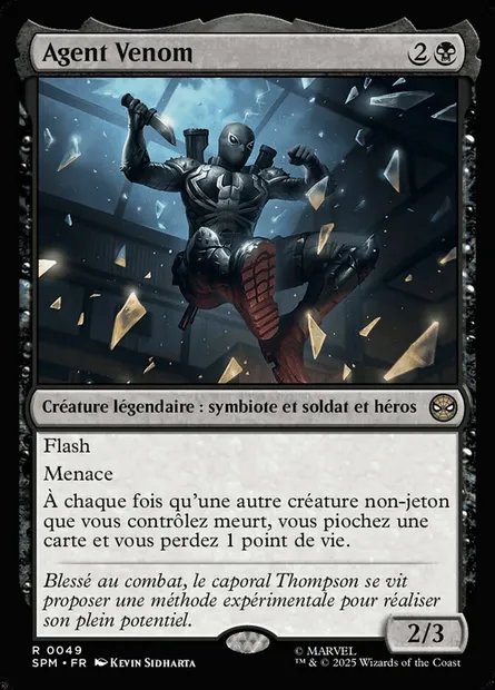 Agent Venom, carte Magic SPM 49 — extension Marvel's Spider-Man