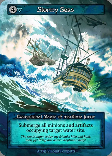 Stormy Seas, carte Sorcery BET 260 — extension Beta