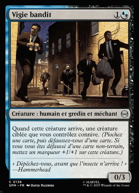 Vigie bandit, carte Magic SPM 136 — extension Marvel's Spider-Man
