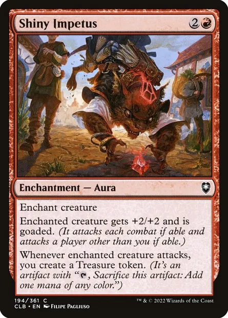 Shiny Impetus, Magic card CLB 194 — Commander Legends: Battle for Baldur's Gate set