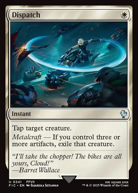Dispatch, Magic card FIC 241 — Final Fantasy Commander set