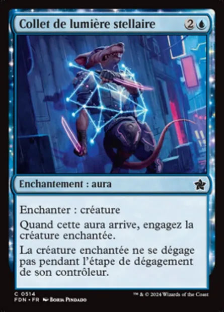 Collet de lumière stellaire, carte Magic FDN 514 — extension Foundations