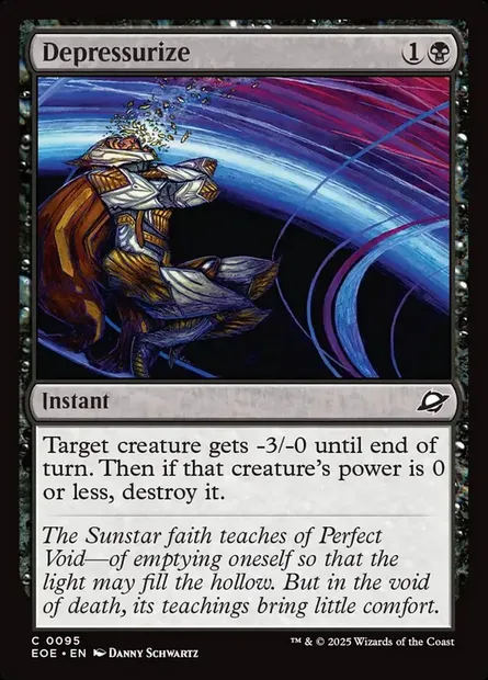 Depressurize, Magic card EOE 95 — Edge of Eternities set