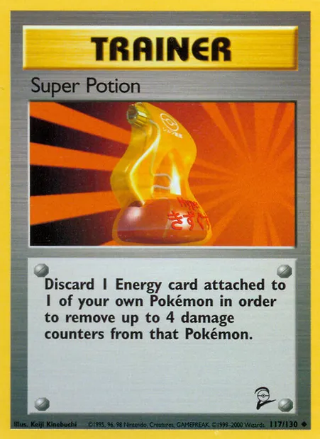Super Potion, Pokémon card B2 117 — Base Set 2 set