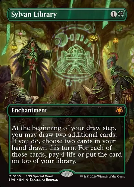 Sylvan Library, Magic card SPG 155 — Special Guests set