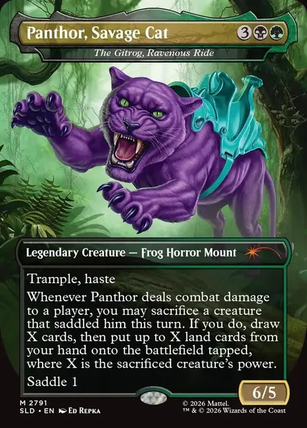The Gitrog, Ravenous Ride, Magic card SLD 2791 — Secret Lair Drop set