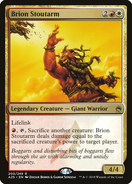 Brion Bonbras, carte Magic A25 200 — extension Masters 25