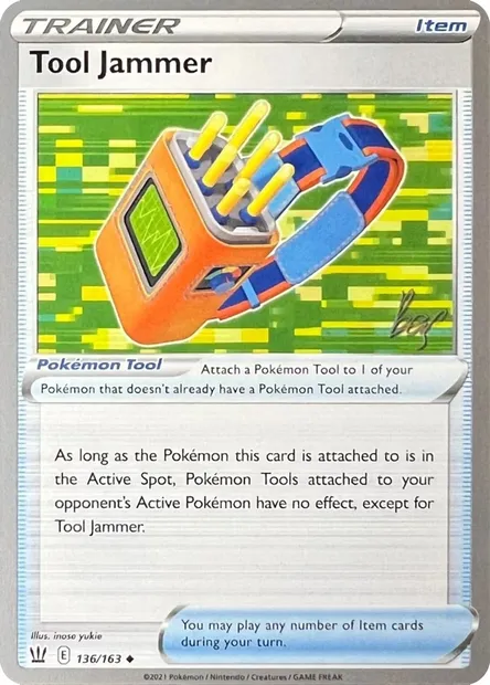 Bloqueur d'Outil, carte Pokémon WCD22 136-2 — extension World Championship Decks 2022