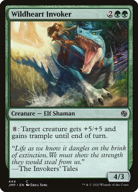Wildheart Invoker, Magic card JMP 444 — Jumpstart set
