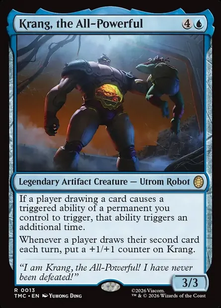 Krang, the All-Powerful, Magic card TMC 13 — Teenage Mutant Ninja Turtles Eternal set