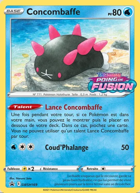 Concombaffe, carte Pokémon SWSH 169 — extension Promo SWSH