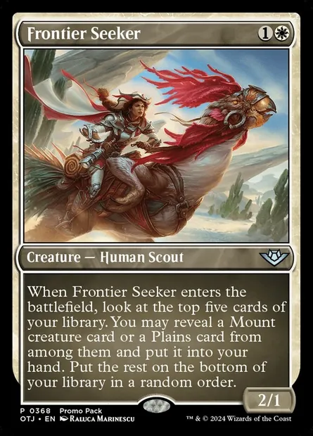 Frontier Seeker, Magic card OTJ 368 — Outlaws of Thunder Junction set