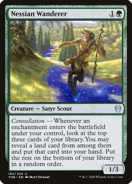 Nessian Wanderer, Magic card THB 183 — Theros Beyond Death set