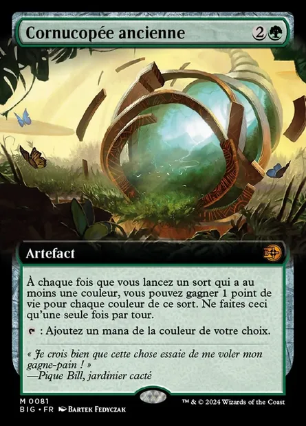 Cornucopée ancienne, carte Magic BIG 81 — extension The Big Score