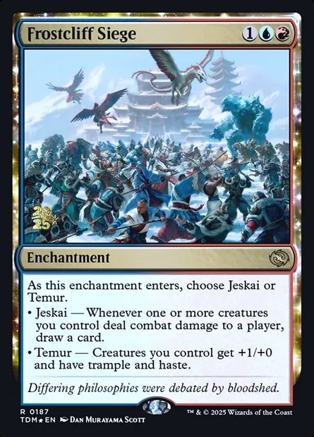 Frostcliff Siege, Magic card PTDM 187s — Tarkir: Dragonstorm Promos set