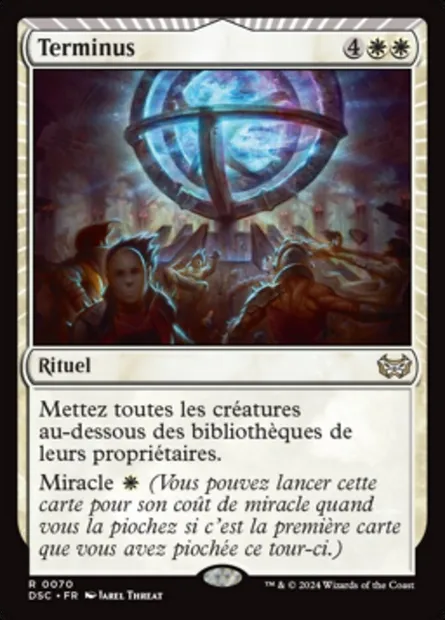 Terminus, carte Magic DSC 70 — extension Duskmourn: House of Horror Commander