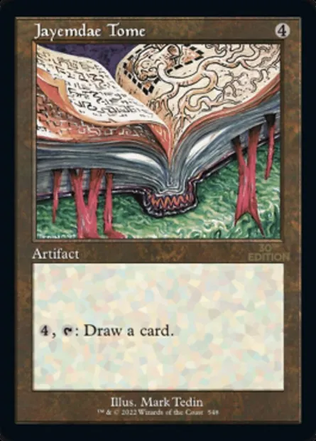 Jayemdae Tome, Magic card 30A 548 — 30th Anniversary Edition set