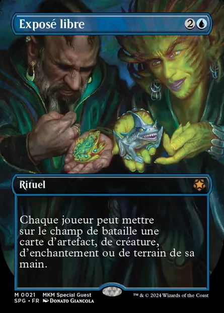 Exposé libre, carte Magic SPG 21 — extension Special Guests