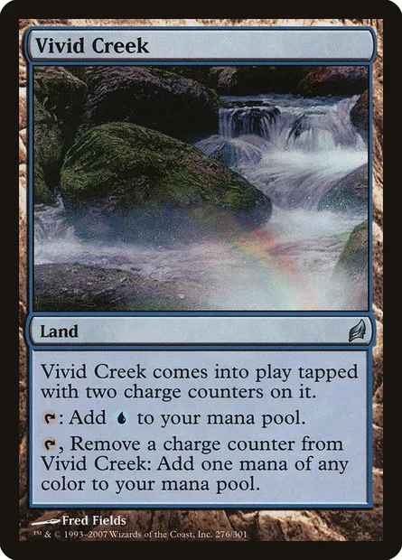 Vivid Creek, Magic card LRW 276 — Lorwyn set