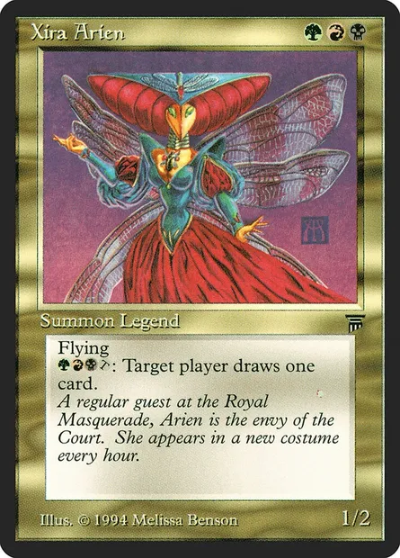 Xira Arien, carte Magic LEG 270 — extension Legends