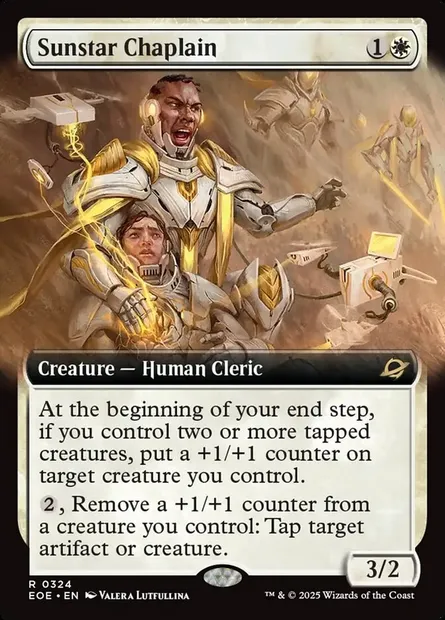 Sunstar Chaplain, Magic card EOE 324 — Edge of Eternities set