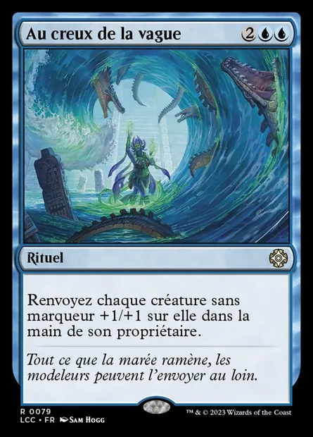 Au creux de la vague, carte Magic LCC 79 — extension The Lost Caverns of Ixalan Commander