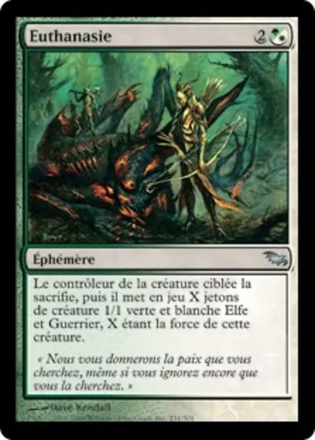 Euthanasie, carte Magic SHM 231 — extension Sombrelande